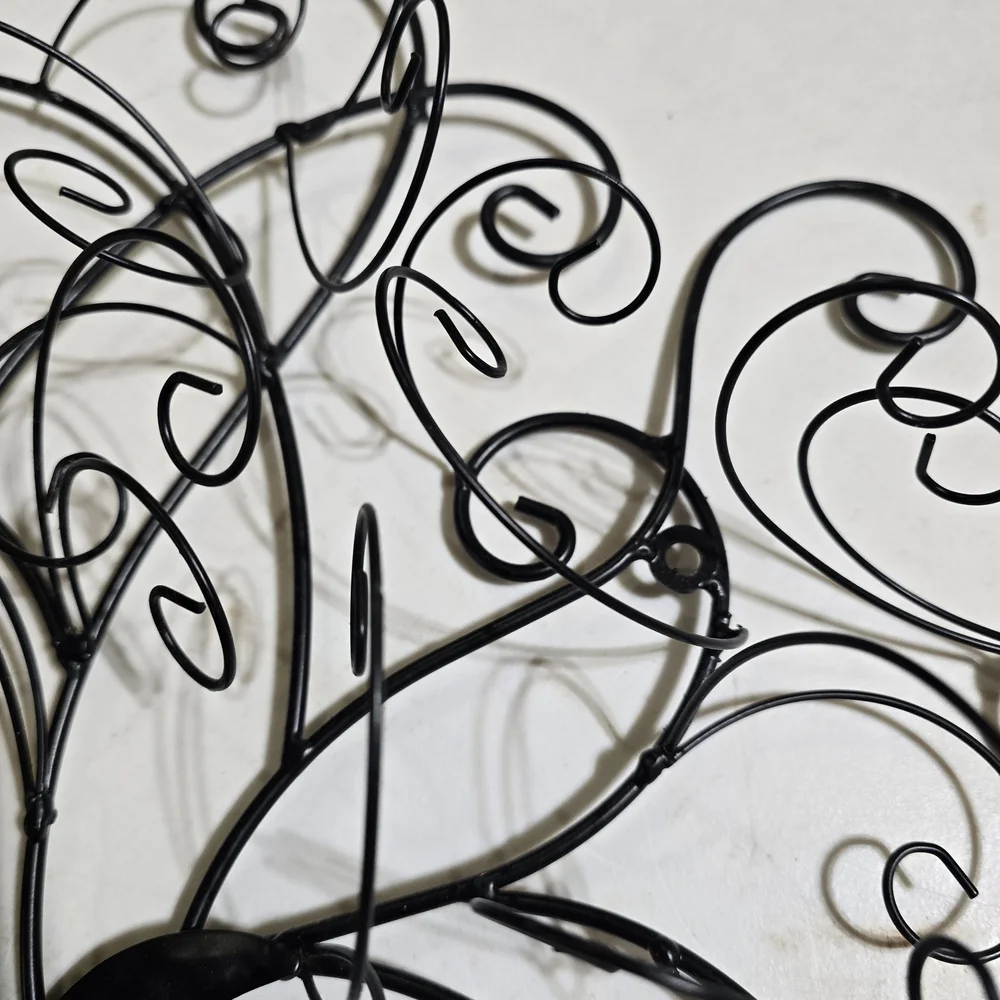 Black Metal Tree Wall Art, 18x16x3 - Picture 4 of 16